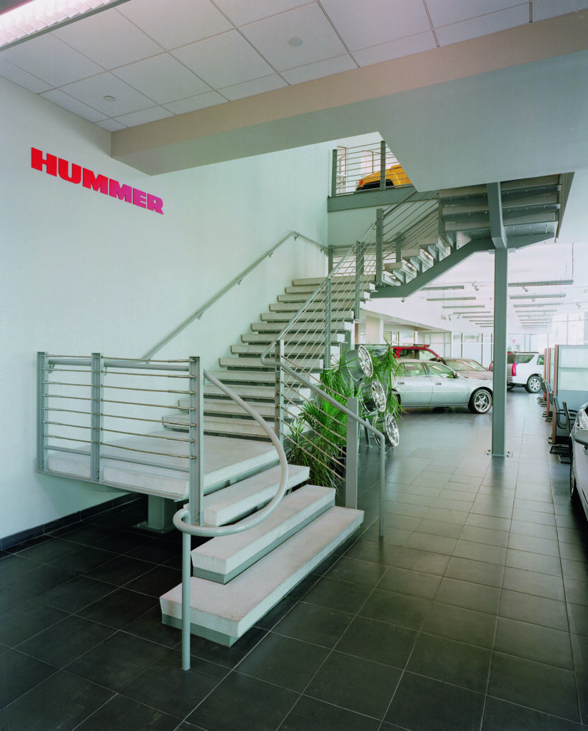 East Harlem Auto Mall Staircase