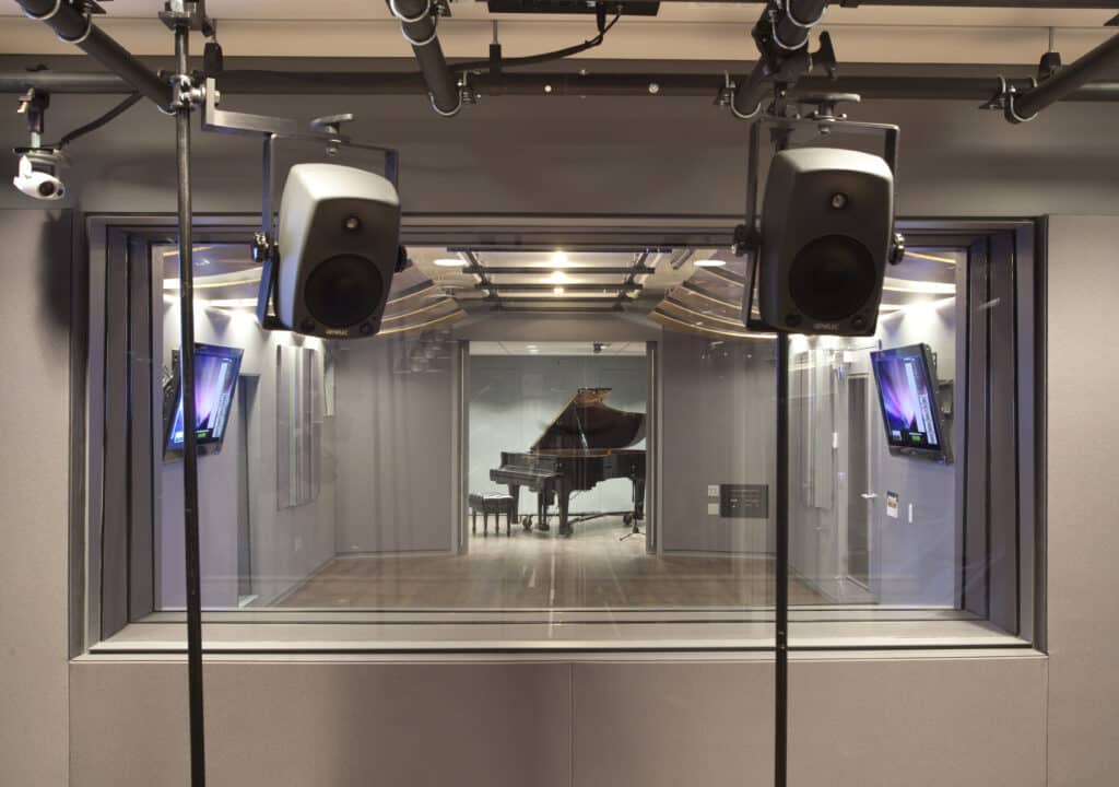 NYU Steinhardt Recording Room