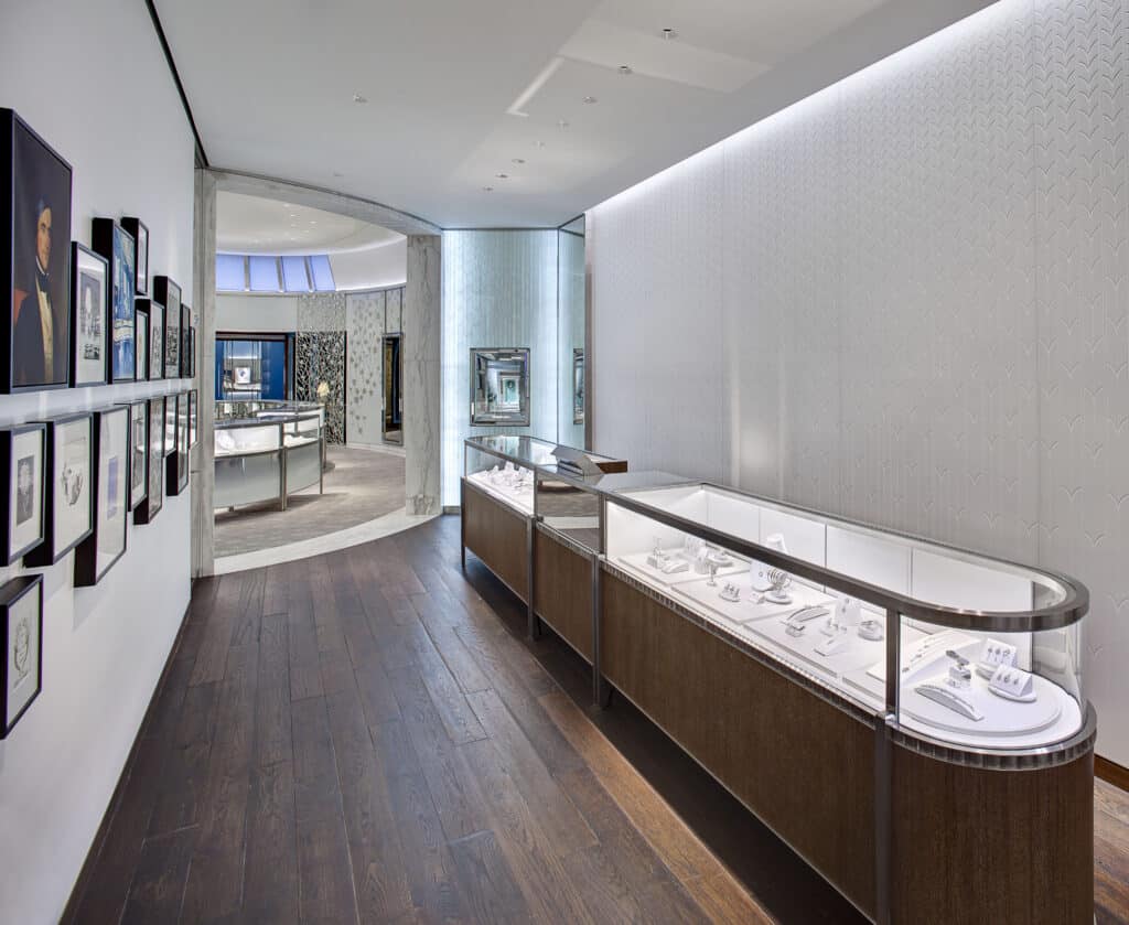 Tiffanys Glass Display Case