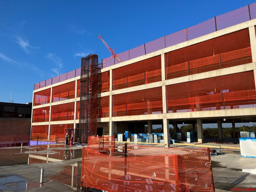 Good Samaritan University Hospital Patient Care Pavilion Construction Angle