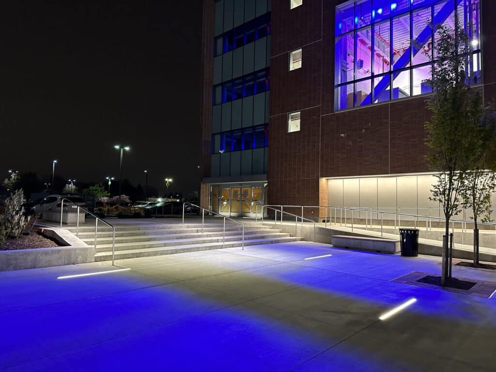 MSSN Plaza Lighting Steps