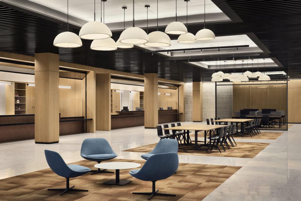 BNL Science & User Support Center Lobby