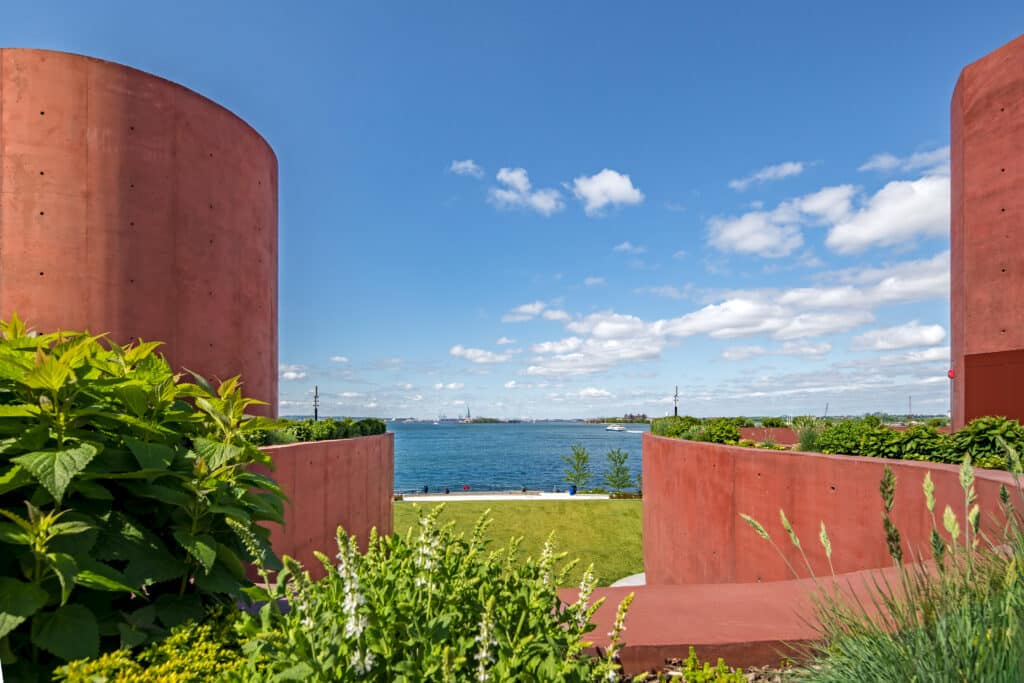 Ocean View from Battery Park Pavilion
