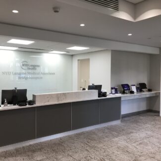 NYU Langone Bridgehampton Medical Office Front Desk