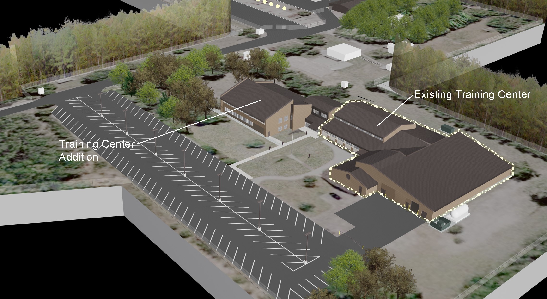 Shoreham Army Reserve Center Rendering