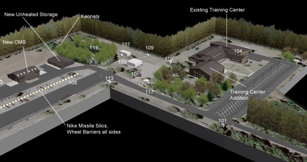 Shoreham Army Reserve Center Angled