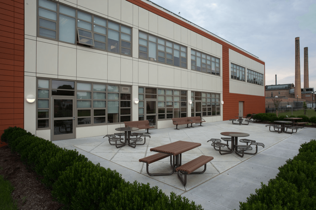 Bernard Fineson Building Benches