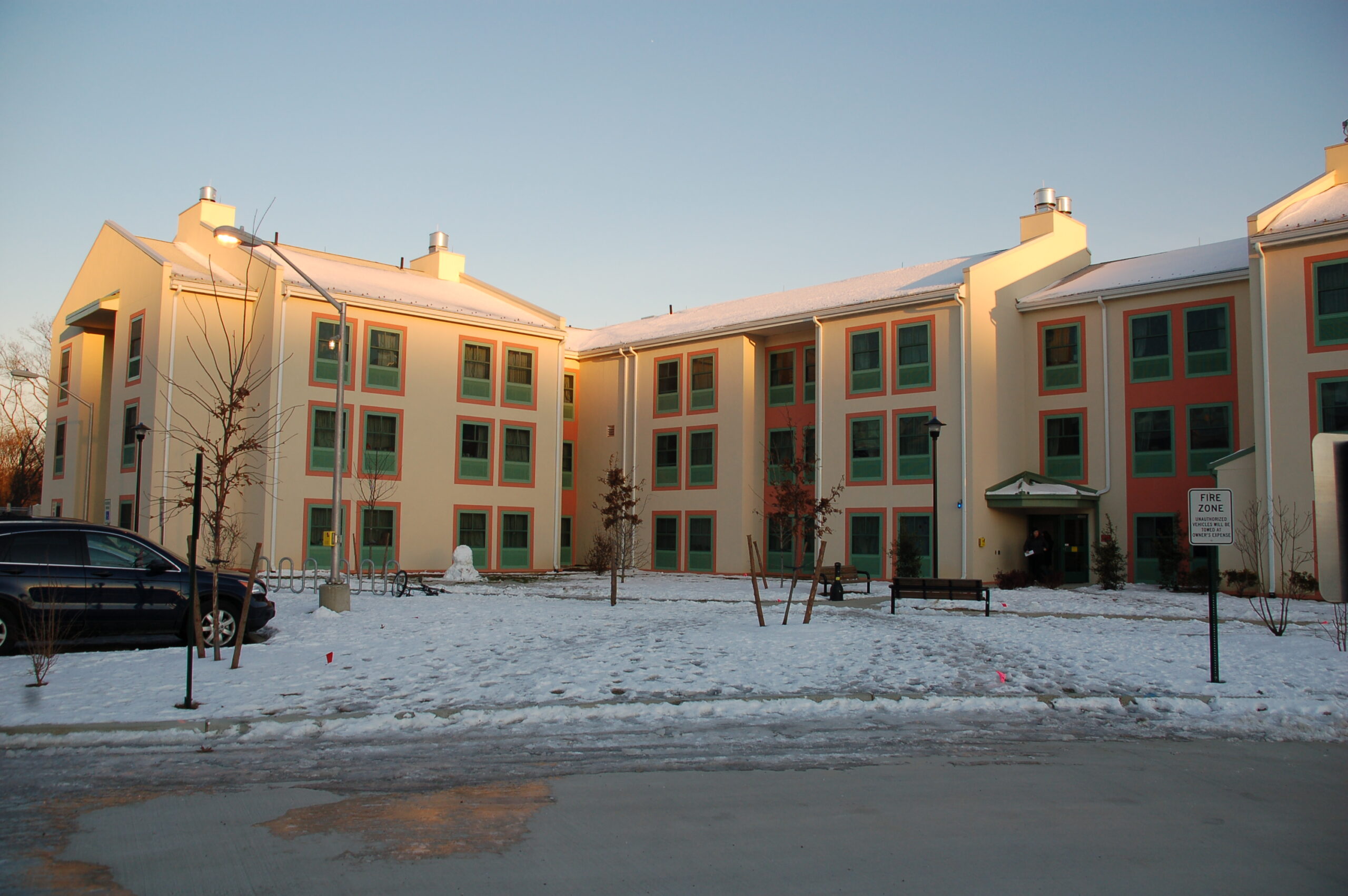 Stony Brook West Quad Dormitory Exterior