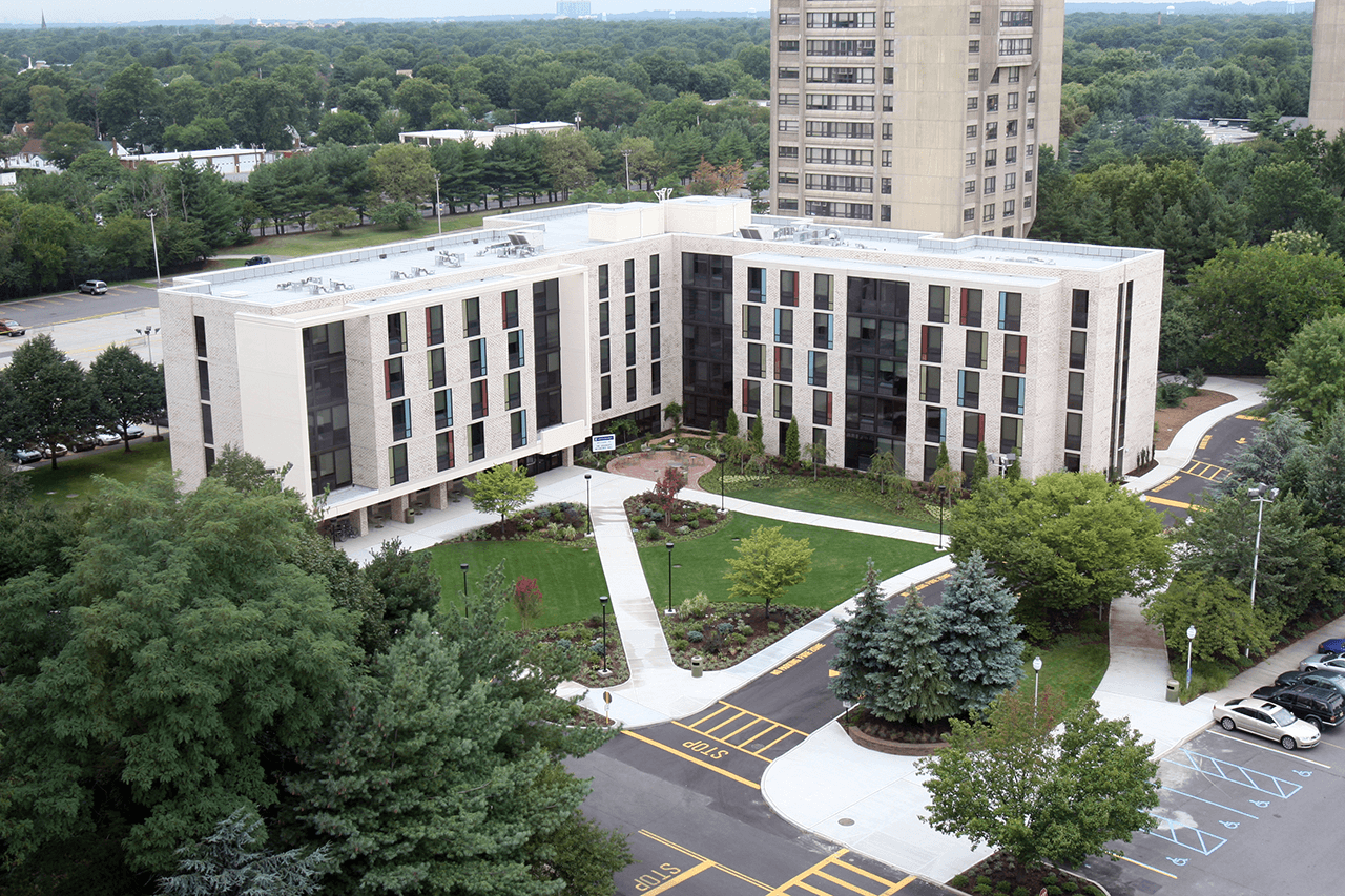 Hofstra University Graduate Residence Hall Aerial