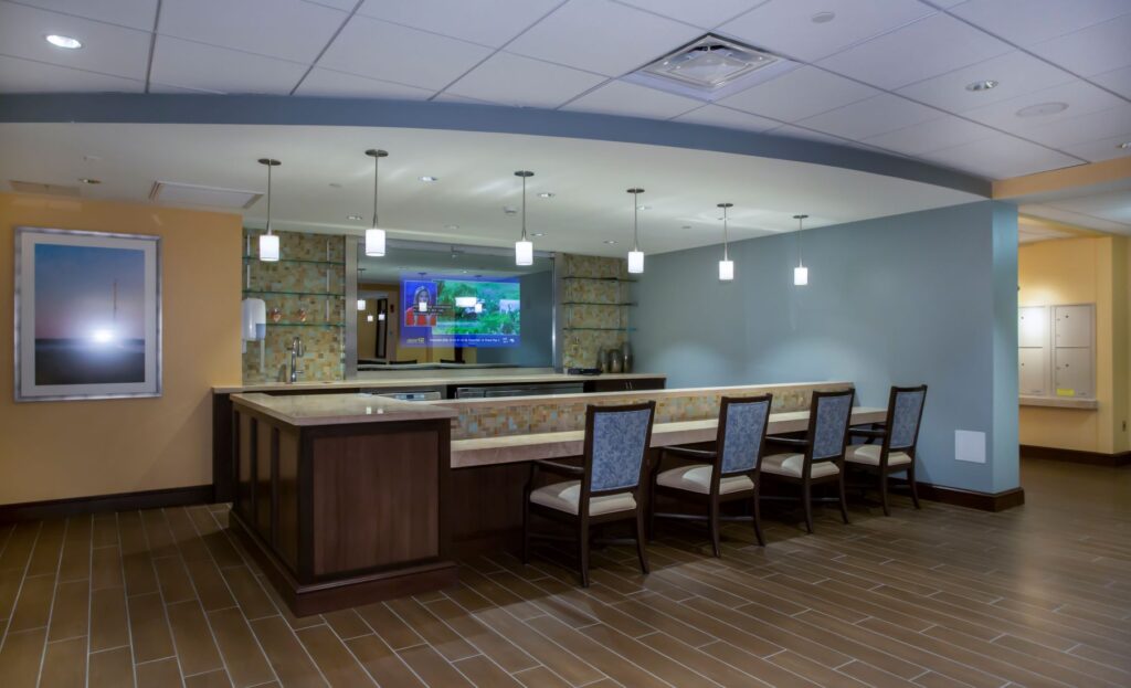 Benchmark Whisper Woods Bar