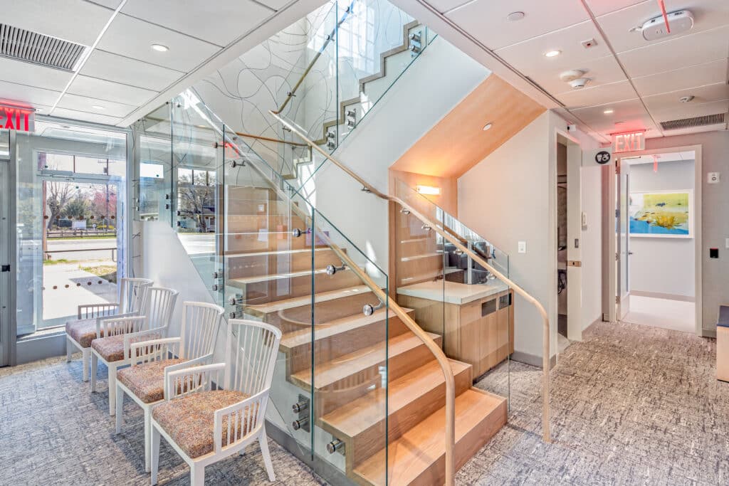 NYU Westhampton Physicians Practice Staircase