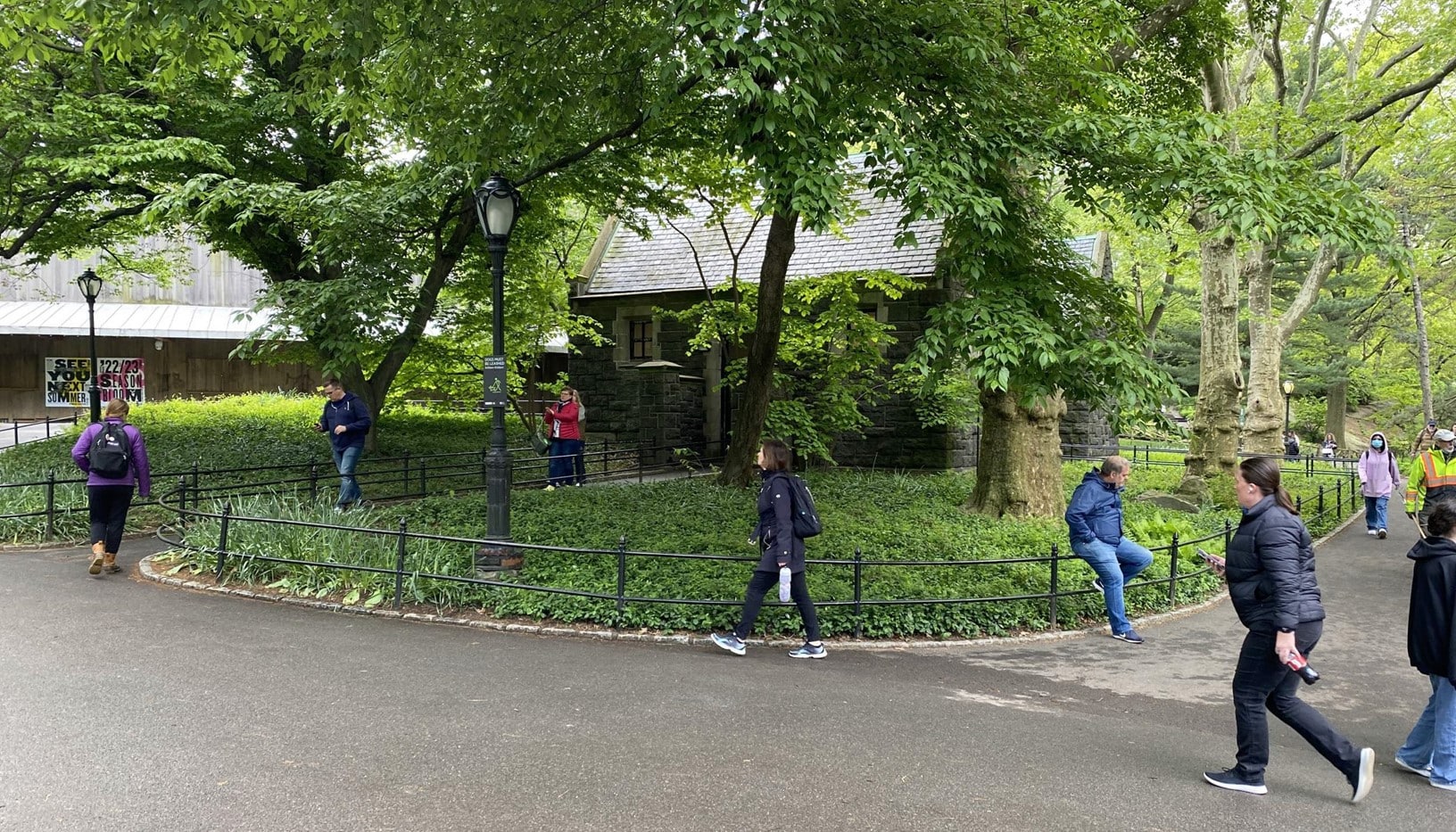 Delacorte Public Restroom Crowd