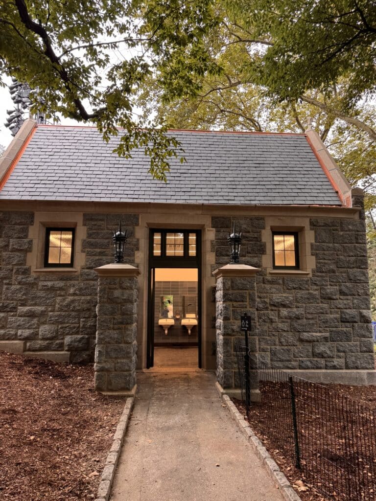 Delacorte Public Restroom Entrance