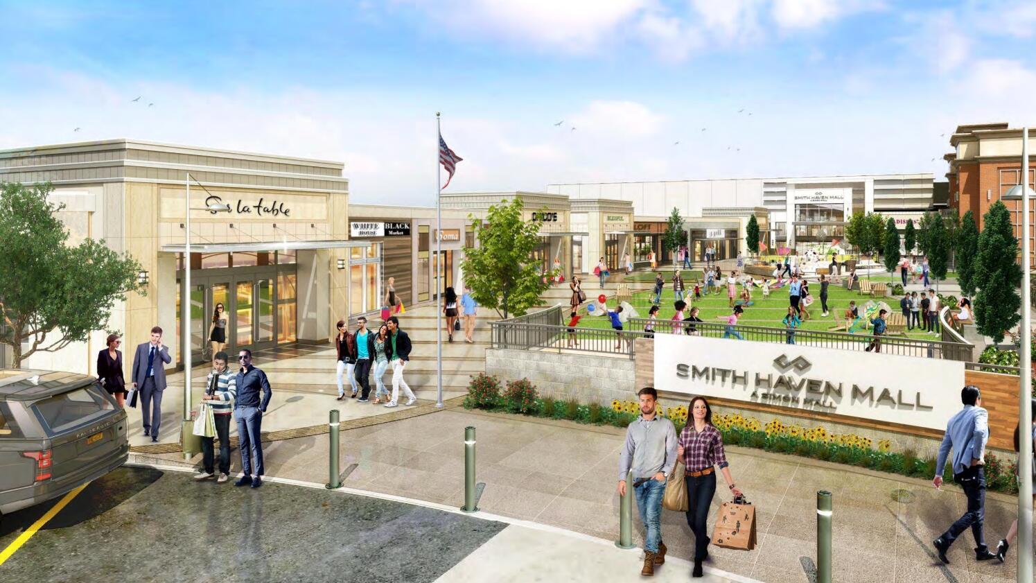 Smith Haven Mall Renovation 2026 Rendering