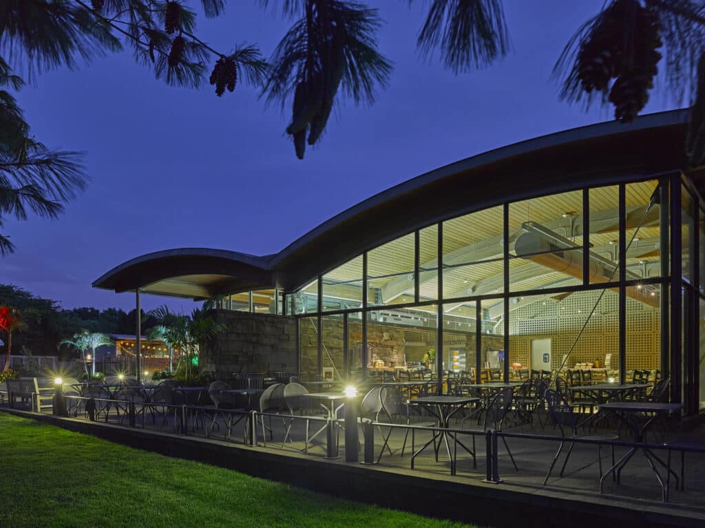 NYBG Pine Tree Cafe Outdoor Shot