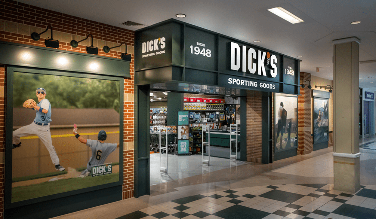 Dick's Sporting Goods at Sunrise Mall Entrance