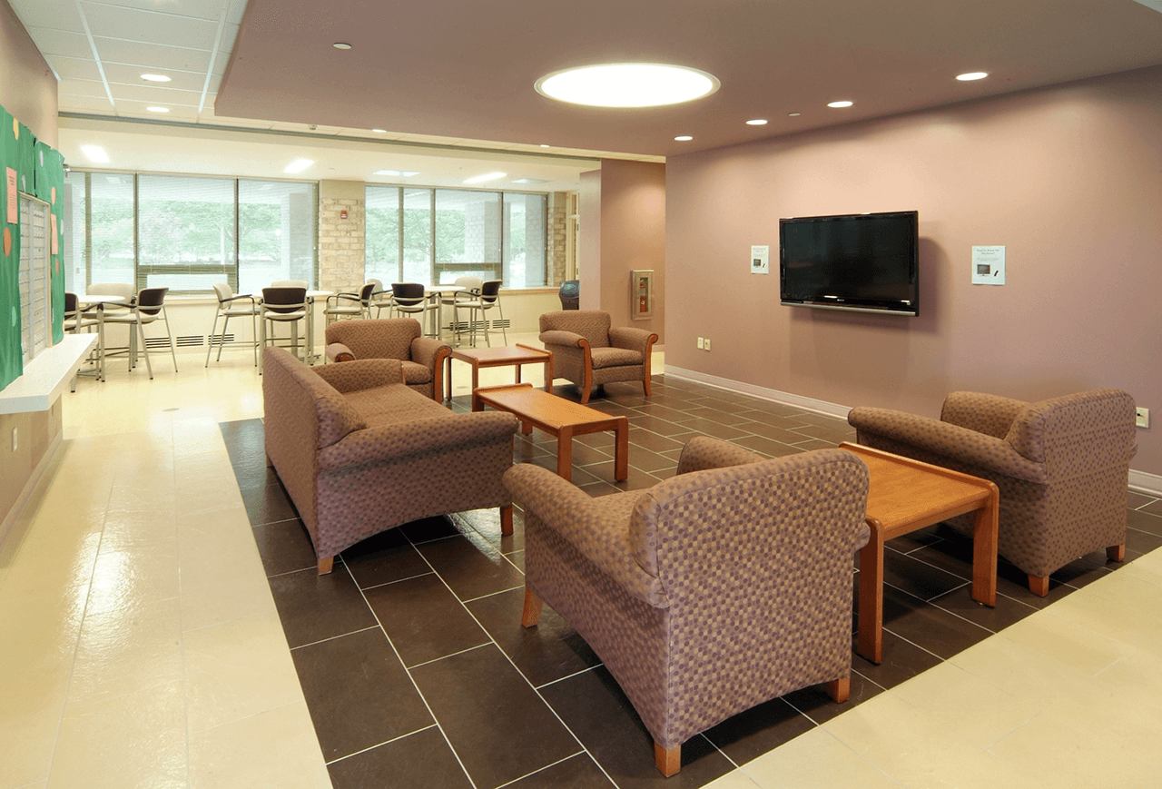 Hofstra University Graduate Residence Hall Interior