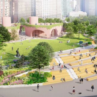 South Battery Park Wagner Pavilion Resiliency Project Rendering